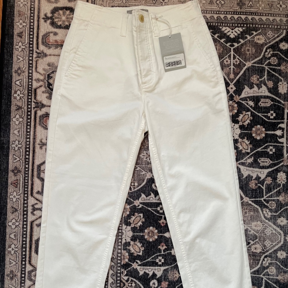 NWT White chinos